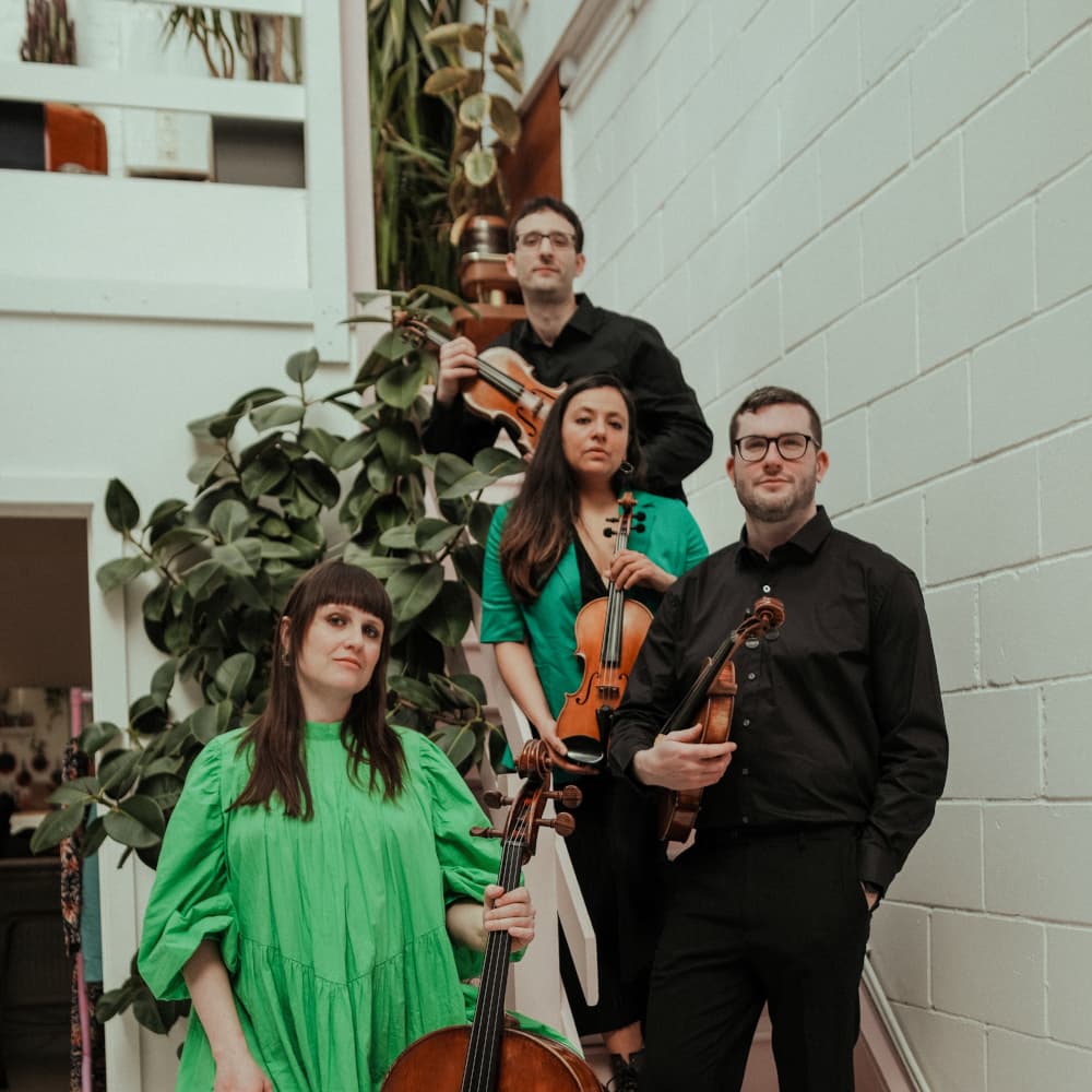 Quartet Volute photo shoot in London, August 2025