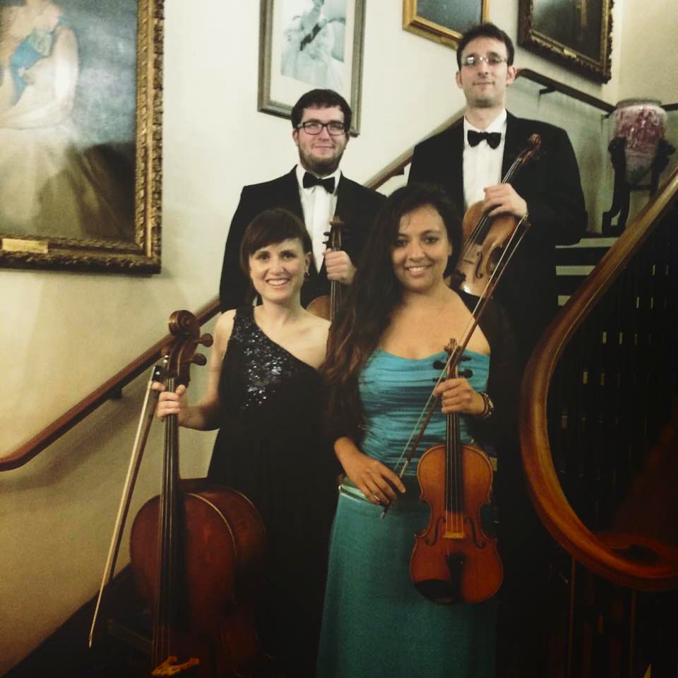 Quartet Volute on stairs